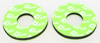 ODI Grip Donuts - Green - Soft foam grip donuts in blue