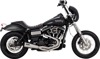 Vance & Hines Upsweep 2-1 PCX Exhaust Stainless Fits HD Dyna 91-17