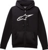 Alpinestars Ageless II Fleece Black/White Large - Soft fleece hoodie in black/white, size large
