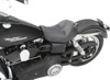 Dominator Stitched Solo Seat Black Gel - For 06-17 Harley Dyna