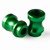 Vortex Swingarm Spools 10mm Green Pair For Most Late Kawasaki - 10mm Green Swingarm Spools For Most Late Kawasaki