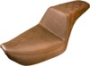 Step-Up Lattice Stitched 2-Up Seat Brown Gel - For 99-03 Harley Dyna Step-Up Lattice Stitched 2-Up Seat Brown Gel - For 99-03 Harley Dyna