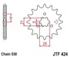 JT JTF424.15 Front Sprocket 15T-530 For 72-82 Suzuki Yamaha