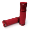 D3 Motorcycle Grips - Red w/ Red Metal Trim, 7/8" bars w/ Twist Throttle D3 Motorcycle Grips - Red w/ Red Metal Trim, 7/8" bars w/ Twist Throttle