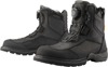 Black Stormhawk Boots - Size 10 - Waterproof Street Bike Boots