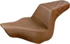 Step-Up Rear Lattice Stitch 2-Up Seat Brown - For 13-17 Harley FXSB Step-Up Rear Lattice Stitch 2-Up Seat Brown - For 13-17 Harley FXSB