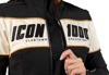 ICON Women's Hella 4 Jacket 2XL Black/White - Durable women's riding jacket