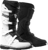 Blitz XP Dirt Bike Boots - Black & White MX Sole Men's Size 7