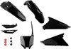 UFO Complete Honda Plastic Kit Black - HOKIT125-001