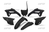 UFO Complete Honda Plastic Kit Black - HOKIT125-001
