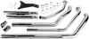 Streetrod Slashdown Chrome Full Exhaust w/Bungs - For 09-14 Suzuki Boulevard C50/M50 Streetrod Slashdown Chrome Full Exhaust w/Bungs - For 09-14 Suzuki Boulevard C50/M50