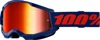 Strata 2 Navy Goggles - Red Mirror Lens