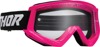 Thor Combat Racer Goggle Fluorescent Pink Adult Unisex - Anti-fog polycarbonate lens motocross goggle