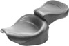 Vintage Plain Vinyl 2-Up Seat - Black - For 82-94 Harley FXR Vintage Plain Vinyl 2-Up Seat - Black - For 82-94 Harley FXR