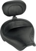 Mustang Wide Vintage Solo Seat w/ Driver Backrest 79129 For 96-03 HD Dyna