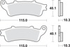 SBS 880LS Sintered Brake Pads