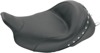 Studded Vinyl Solo Seat - For 08-20 Harley FLH FLTR Studded Vinyl Solo Seat - For 08-20 Harley FLH FLTR