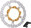 Left Side 14" Full Floating Rotor w/ Bracket Gold