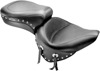 Concho Studded Naugahyde 2-Up Seat - Black - For 00-07 Harley Softail Concho Studded Naugahyde 2-Up Seat - Black - For 00-07 Harley Softail