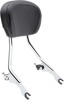 Cobra Detachable Tall Backrest Chrome Fits FLH/FLT 2009-2021