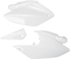 UFO Side Number Plates White Fits Honda CRF250X UFO Side Number Plates White Fits Honda CRF250X