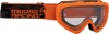 Qualifier Youth Black / Orange Agroid Goggles - Clear Lens