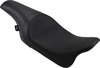 Predator Smooth Vinyl 2-Up Seat Black Low 1" - For 08-20 Harley FLH FLT Predator Smooth Vinyl 2-Up Seat Black Low 1" - For 08-20 Harley FLH FLT