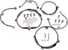 Stainless Steel ABS Brake Line Kit - 7 Lines, FR & RR Included - For 2017 Yamaha FZ-10 Stainless Steel ABS Brake Line Kit - 7 Lines, FR & RR Included - For 2017 Yamaha FZ-10