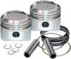 S&S Cycle 89in Stroker Piston Kit Standard Bore For Harley 84-99 - Low compression piston kit For Harley 1984-1999