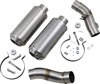 Dual Stainless Steel MGP Growler Slip On Exhaust - For 12-18 Ninja 1000 & Z1000