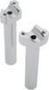 Drag Specialties Forged Aluminum Handlebar Risers Chrome 6.5in 1in Clamp - Chrome handlebar risers, 6.5in rise, 1in clamp