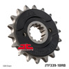 Front Steel Countershaft Sprocket w/ Rubber Damper - 18 Tooth 530