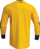 Thor Hallman Differ Roosted Jersey Navy/Yellow Men's Large - Performance motocross jersey in navy/yellow, Men's L