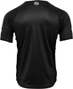 Thor Assist Shiver Short-Sleeve Jersey Black/Gray Men's Medium - Moisture wicking MTB jersey, Black/Gray, Men's M