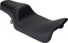 Drag Specialties Predator 1-Up Seat Smooth Black For Harley Road Glide - 1-Up seat, smooth black, fits Harley Road Glide