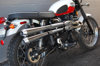 06-15 Triumph Scrambler D&D Chrome Megaphone Slip On Exhaust 06-15 Triumph Scrambler D&D Chrome Megaphone Slip On Exhaust
