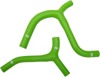 Moose Race "Y" Radiator Hose Kit Green Silicone Fits 19-21 Kawasaki KX450
