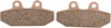 Double-H Sintered Rear Brake Pads - Replaces Harley # 41300197