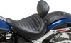 Mustang Plain Fender Bib Black 78190 For 18-21 HD Softail FatBoy/Breakout