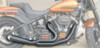 Abuelo 2-1 Black Full Exhaust Megaphone - For 18-20 HD Softail Abuelo 2-1 Black Full Exhaust Megaphone - For 18-20 HD Softail