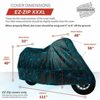 Dowco Guardian Weatherall Plus - EZ Zip Black Heavy Duty Motorcycle Cover - XXXL