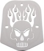 Cobra Backrest Insert Skull Chrome Fits Standard #3 Sissy Bars
