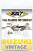 Full Plastic Fastener Kit - For 87-88 Suzuki RM125 & RM250 Full Plastic Fastener Kit - For 87-88 Suzuki RM125 & RM250