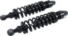 Ohlins STX36D Blackline Twin Shocks Black Pair For Harley Dyna 91-17 - Rear shocks, pair, For Harley-Davidson Dyna 91-17
