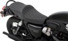 Double Diamond Vinyl 2-Up Seat Black Low - For Bonneville T100/120 Double Diamond Vinyl 2-Up Seat Black Low - For Bonneville T100/120