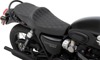 Double Diamond Vinyl 2-Up Seat Black Low - For Bonneville T100/120