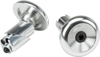 ODI Aluminum Handlebar End Plugs Silver Universal Pair - Universal fit for 14mm-19mm handlebars