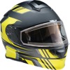 Z1R Solaris First Tracks Modular Snow Electric Helmet S Yellow - Modular snow helmet with electric shield