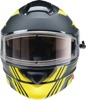 Z1R Solaris First Tracks Modular Snow Electric Helmet S Yellow - Modular snow helmet with electric shield