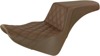 Step-Up Lattice Stitch 2-Up Seat Gel Brown - For 18-20 Harley Softail Step-Up Lattice Stitch 2-Up Seat Gel Brown - For 18-20 Harley Softail
